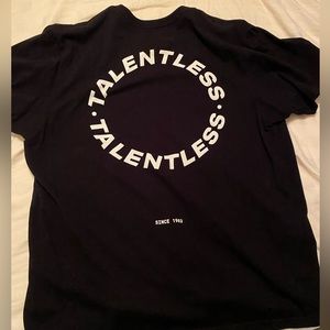 Talentless Circle Logo Tshirt. Size XL. Worn once, like new.